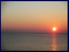 Västra Hamnen 2014 - Sunset above Denmark